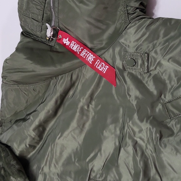 Alpha Industries Jacket Flying Type B-15 Men's Size 5XL - Picture 16 of 16